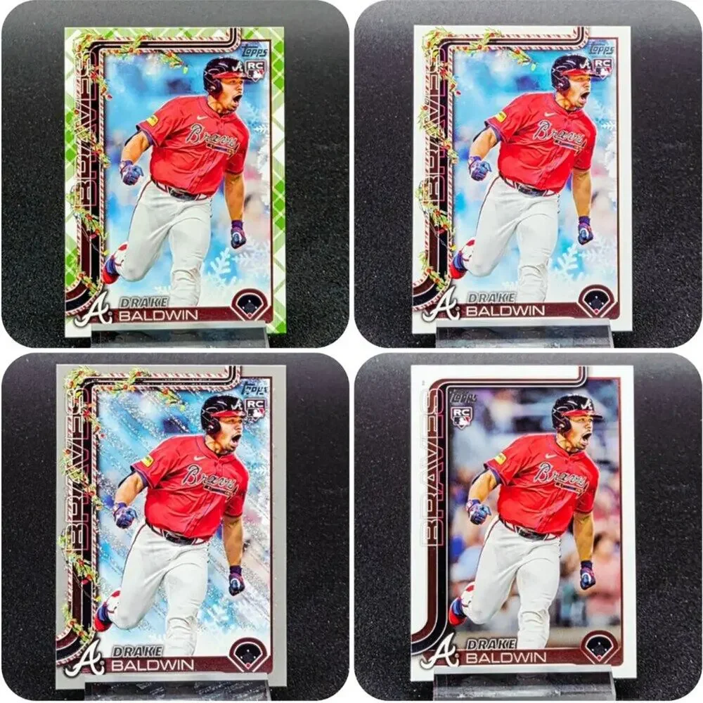 2025 Drake Baldwin Rainbow RC's Atlanta Braves Top Prospect - Picture 1 of 9
